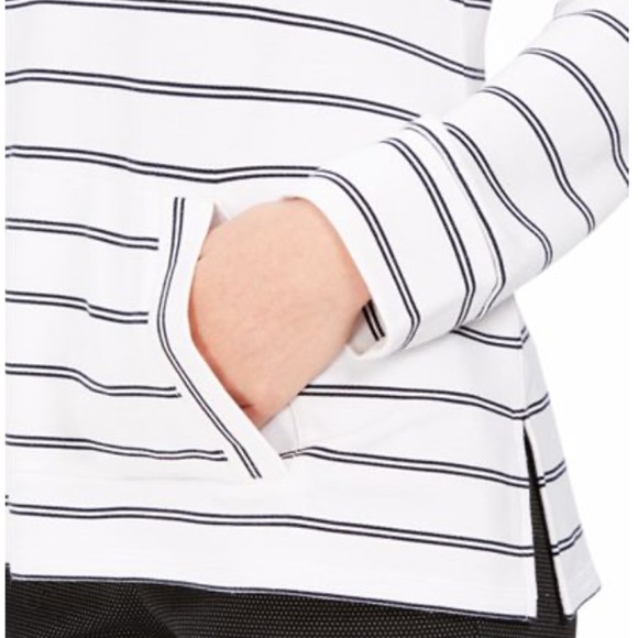 CHARTER CLUB STRIPED V-NECK TOP - Picture 3 of 11